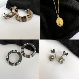 Alloy / Acetate Earring / Necklace (various Designs)