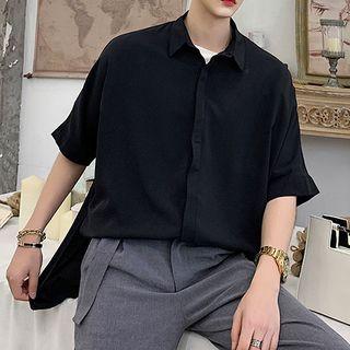 Short-sleeve High-low Shirt