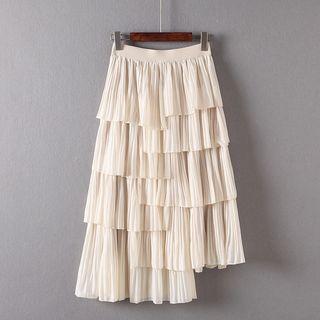 Asymmetrical Layered Skirt