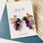 Grapes Acrylic Dangle Earring