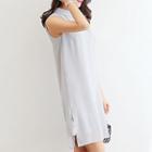 Mock Neck Sleeveless Shift Dress