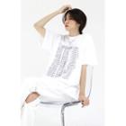 Human Printed T-shirt White - One Size