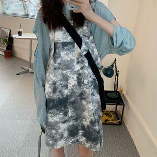 Long-sleeve T-shirt / Tie Dye Jumper Dress