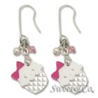 Swarovsk Miss Cupcake Earrings Silver - One Size