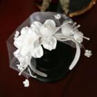 Wedding Flower Hair Band White - One Size