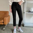 Mid-rise Straight-leg Cropped Jeans