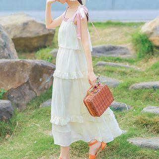 Sleeveless Layered Maxi Sundress