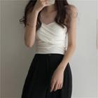 Twist-front Knit Camisole Top