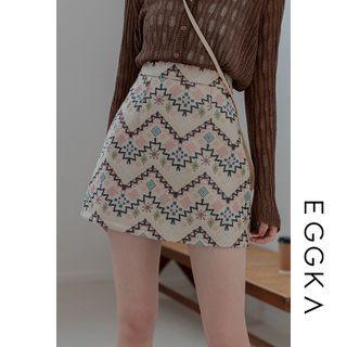 Ethnic A-line Skirt