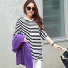 Star-printed Stripe T-shirt