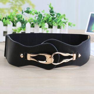 Metal Hook Waist Belt As Shown In Figure - One Size