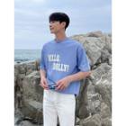Letter Print T-shirt (3 Types)
