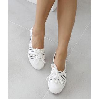Stripe Canvas Sneakers
