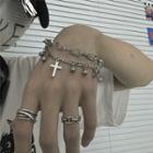 Alloy Cross Layered Bracelet As Shown In Figure - One Size