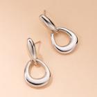Polished Sterling Silver Drop Earring 1 Pair - S925 Silver - Silver - One Size
