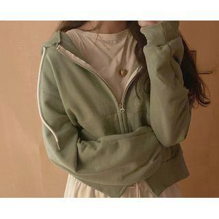 Two-way Zip Kangaroo Hoodie