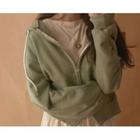 Two-way Zip Kangaroo Hoodie