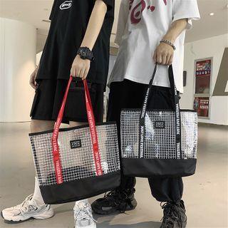 Plaid Pvc Tote Bag