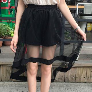 Sheer Panel Skort