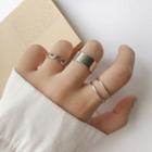 Set Of 3: Ring Set Of 3 - Silver - One Size