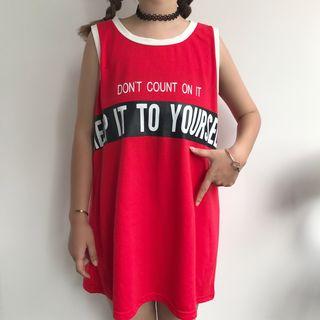 Sports Letter Tank Top