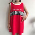 Sports Letter Tank Top