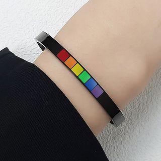 Color Block Open Bangle