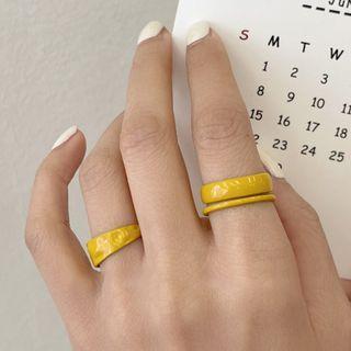 Irregular / Layered Alloy Open Ring