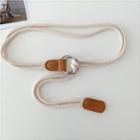 String Belt 1pc - White - One Size