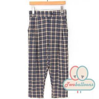 Plaid Harem Pants