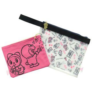 Doraemon Pouch Set (love Love Pattern)