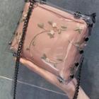 Transparent Crossbody Bag With Inset Pouch