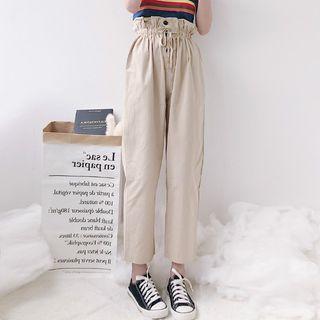 High Waist Straight Fit Pants