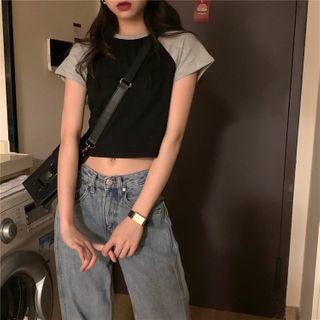 Two-tone Raglan T-shirt