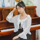 Ruffled Bell-sleeve Light Jacket