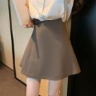 Long Shirt / High Waist A-line Skirt