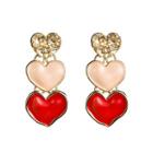 Love Heart Earrings  - One Size