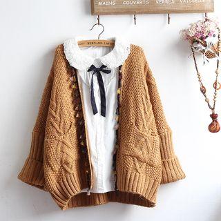 Tasseled Chunky Cardigan
