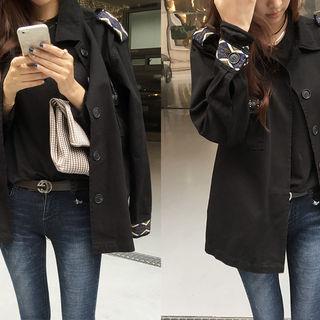 Embroidered-trim Parka