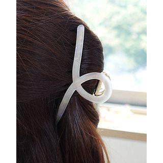 Marble Twisted Hair Claw