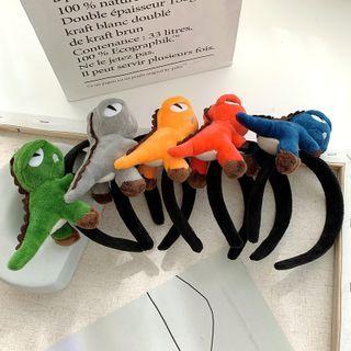 Dinosaur Chenille Face Wash Headband
