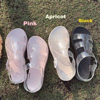 Transparent Strappy Sandals