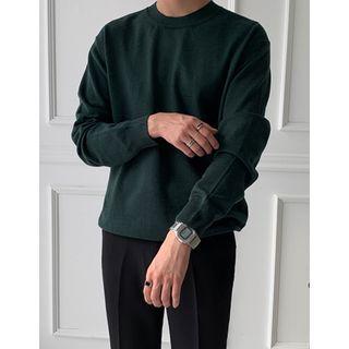 Round-neck Knit Top In 20 Colors