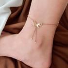 Butterfly Anklet As Shown In Figure - One Size