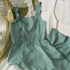 Asymmetrical Sleeveless Midi Dress In 5 Colors