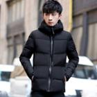 Zip Hooded Padded Jacket