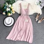 Lace Strap A-line Dress