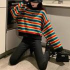 Striped Sweater / Skinny Jeans