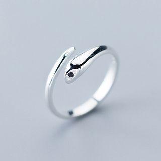 925 Sterling Silver Snake Open Ring S925 Sterling Silver - As Shown In Figure - One Size