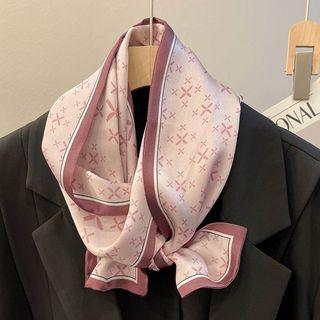 Flower Silk Scarf